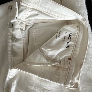 MOTHER The Tomcat Jeans in Cream Puff Wash size 27